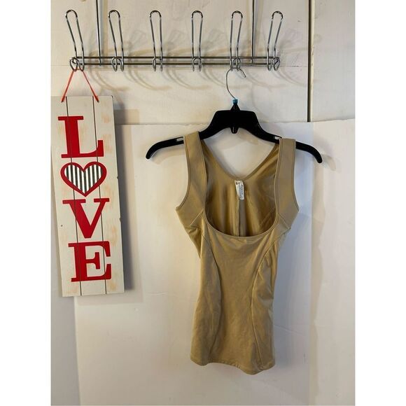 Maiden form Flexee slimming long tank beige #27701 - Picture 3 of 6